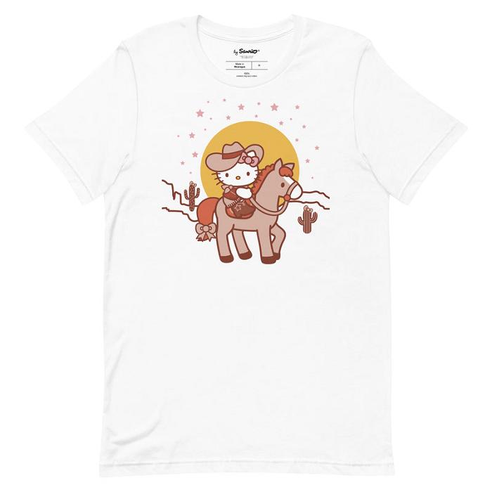 Hello Kitty Hello Kitty Wild West Tee Oliwkowe | PL_HK47889