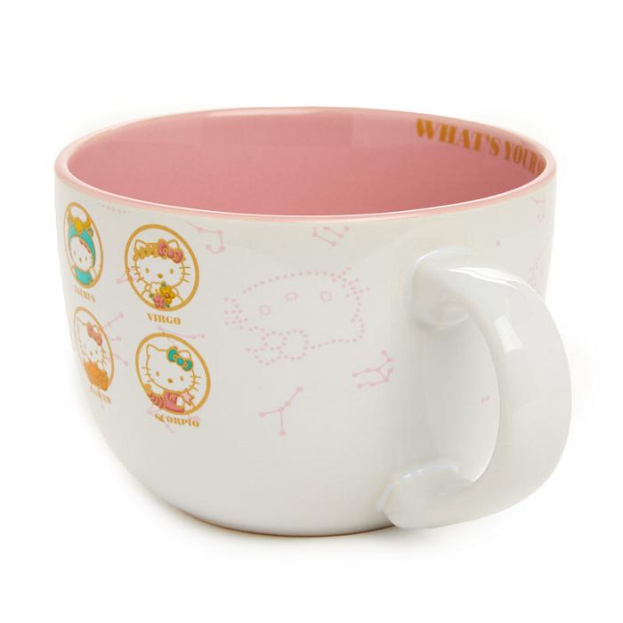 Hello Kitty Hello Kitty Zodiac Ceramic Soup Mug Białe | PL_HK98828