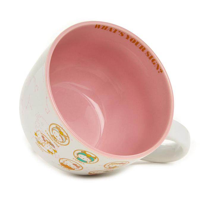 Hello Kitty Hello Kitty Zodiac Ceramic Soup Mug Białe | PL_HK98828