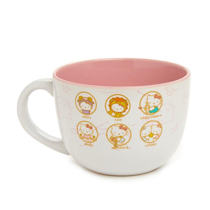 Hello Kitty Hello Kitty Zodiac Ceramic Soup Mug Białe | PL_HK98828