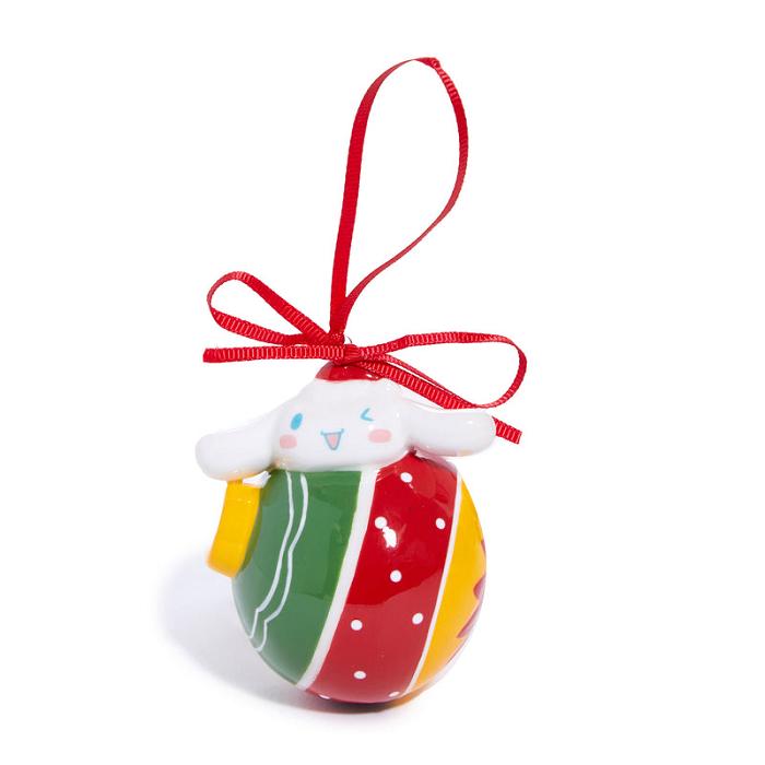 Hello Kitty Hello Kitty and Cinnamoroll 2-pc Holiday Ceramic Ornament Set (Red) Czerwone Zielone | PL_HK37479