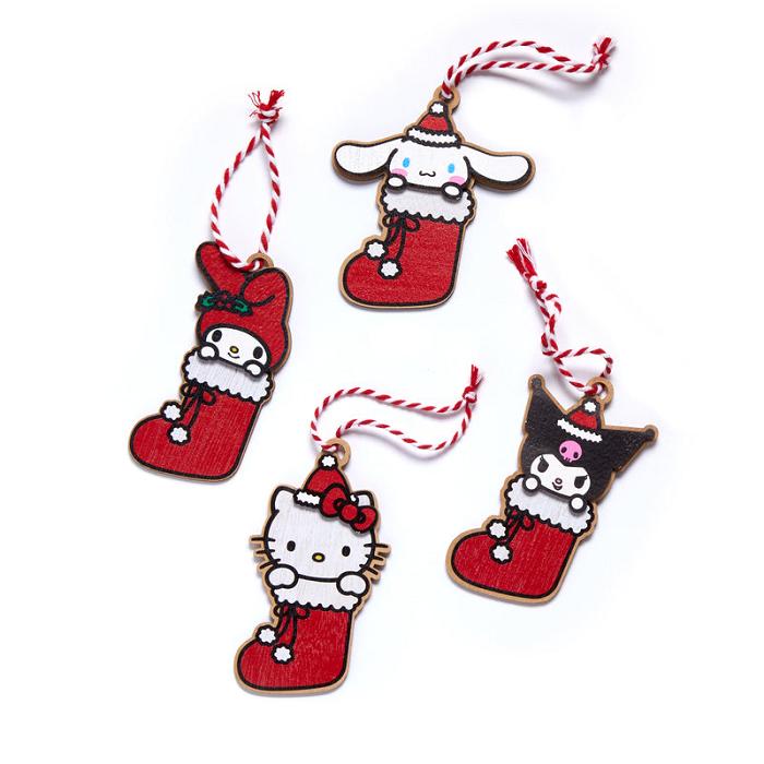 Hello Kitty Hello Kitty and Friends 2024 12-Pc Ornament Set Kolorowe | PL_HK77829