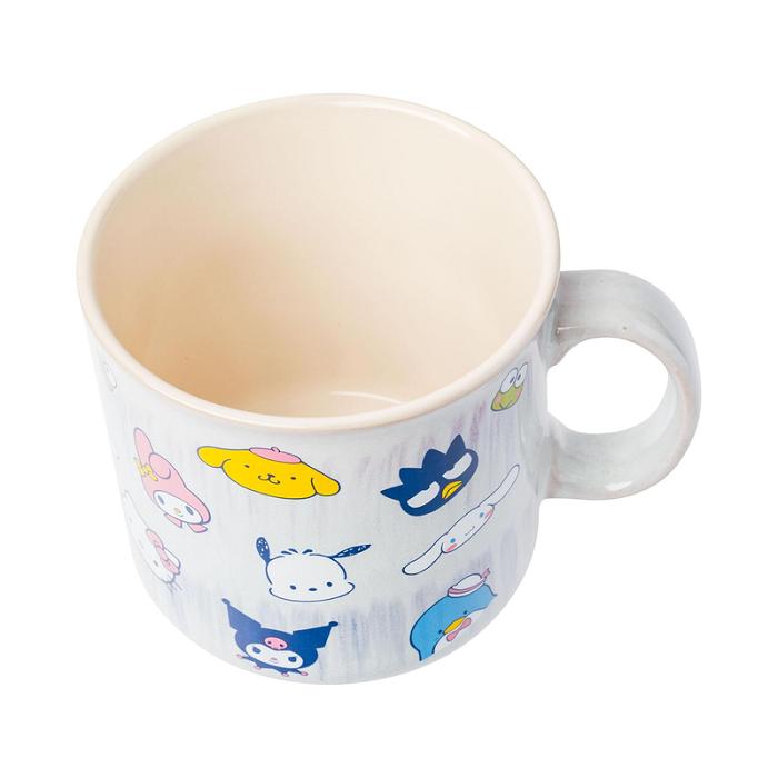 Hello Kitty Hello Kitty and Friends Ceramic Mug (Glaze Faces) Niebieskie | PL_HK97381