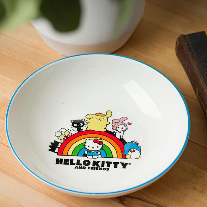 Hello Kitty Hello Kitty and Friends Ceramic Dinner Bowl (Rainbow Parade) Kolorowe | PL_HK20445