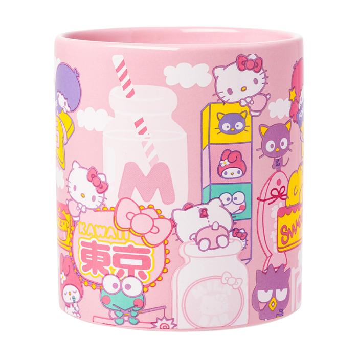 Hello Kitty Hello Kitty and Friends Ceramic Mug (Kawaii Fun) Różowe | PL_HK23992