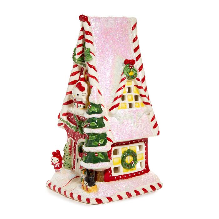 Hello Kitty Hello Kitty and Friends Ceramic Holiday Candle House Czerwone | PL_HK60019