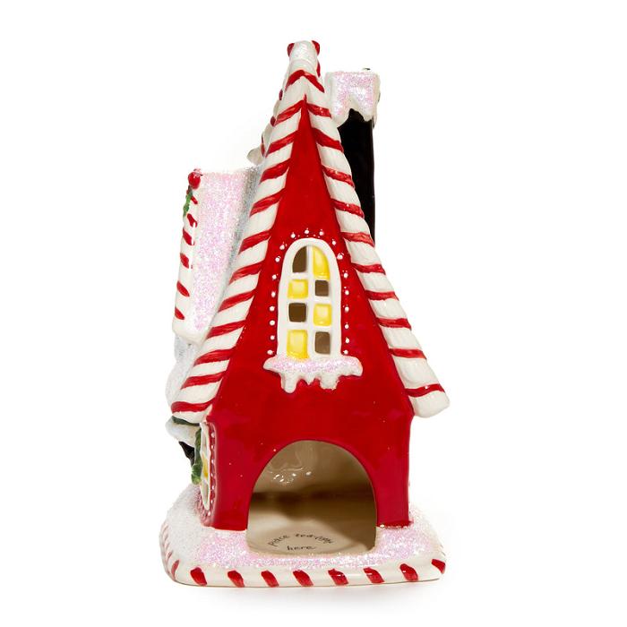 Hello Kitty Hello Kitty and Friends Ceramic Holiday Candle House Czerwone | PL_HK60019