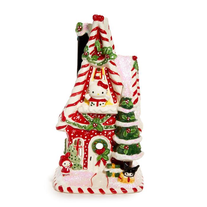 Hello Kitty Hello Kitty and Friends Ceramic Holiday Candle House Czerwone | PL_HK60019