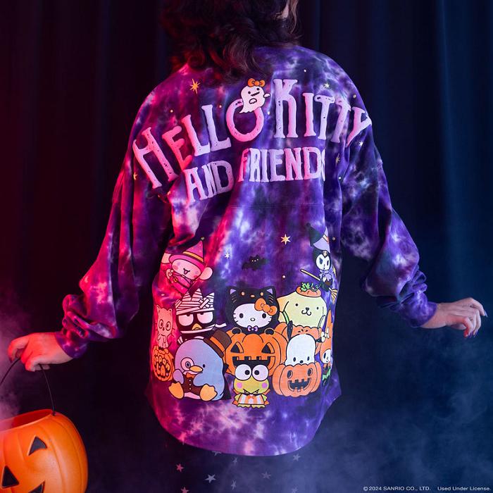 Hello Kitty Hello Kitty and Friends Halloween Pumpkin Patch JapanLA Spirit Jersey Fioletowe | PL_HK70234