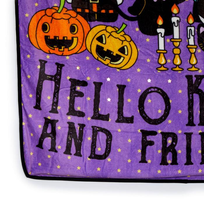 Hello Kitty Hello Kitty and Friends Halloween Portrait Throw Blanket Fioletowe | PL_HK59364