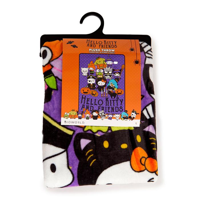 Hello Kitty Hello Kitty and Friends Halloween Portrait Throw Blanket Fioletowe | PL_HK59364