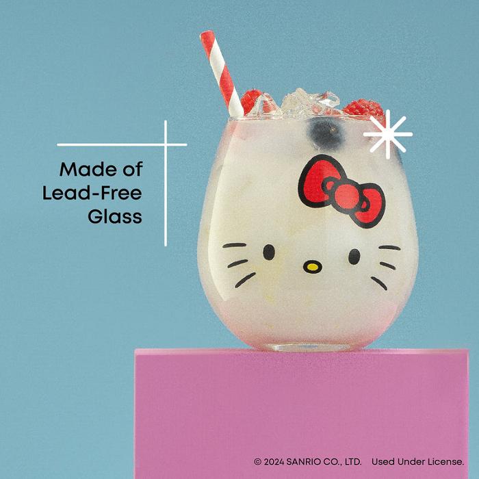 Hello Kitty Hello Kitty and Friends Hello Sippy Stemless Glasses (Set of 4) Kolorowe | PL_HK62872