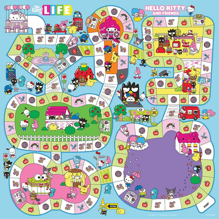 Hello Kitty Hello Kitty and Friends Life Board Game Kolorowe | PL_HK13948