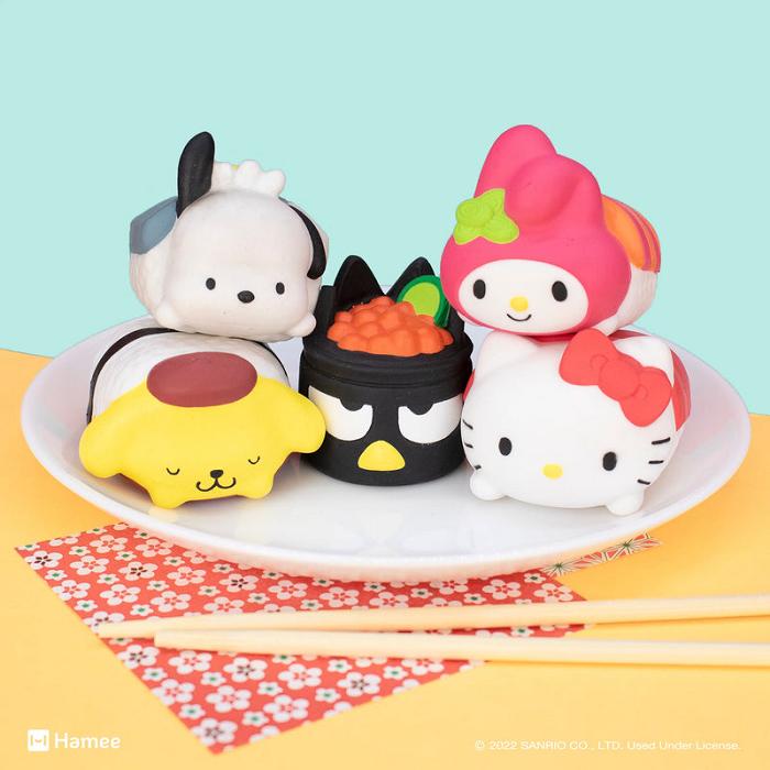 Hello Kitty Hello Kitty and Friends Sushi Capsule Squishies (Series 4) Kolorowe | PL_HK70687