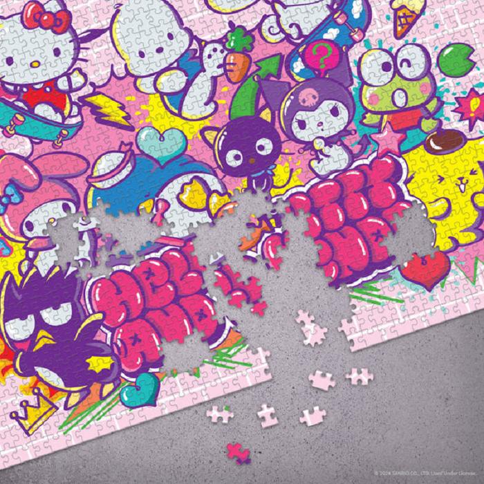 Hello Kitty Hello Kitty and Friends Tokyo Skate 1000-Pc Puzzle Fioletowe | PL_HK14135