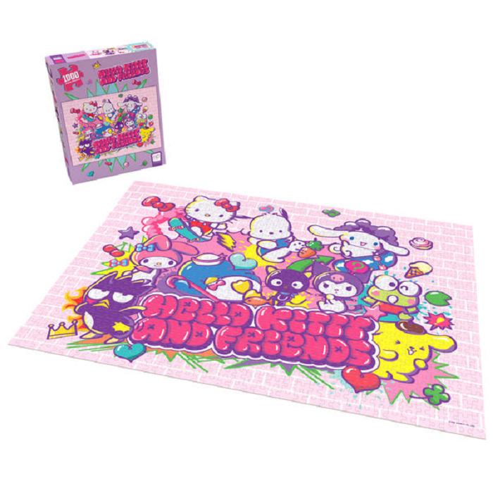 Hello Kitty Hello Kitty and Friends Tokyo Skate 1000-Pc Puzzle Fioletowe | PL_HK14135