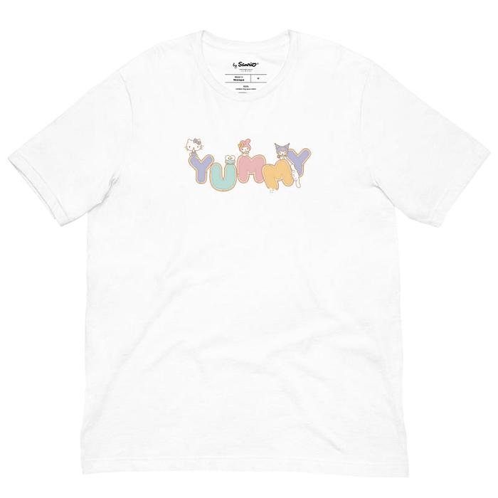 Hello Kitty Hello Kitty and Friends Yummy Cookie Tee Białe | PL_HK15908