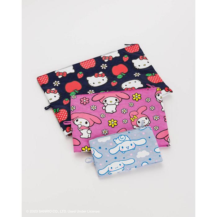 Hello Kitty Hello Kitty and Friends x Baggu Go Pouch Set Kolorowe | PL_HK99179