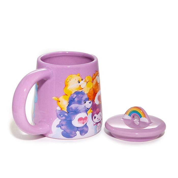 Hello Kitty Hello Kitty and Friends x Care Bears Lidded Mug Fioletowe | PL_HK46069