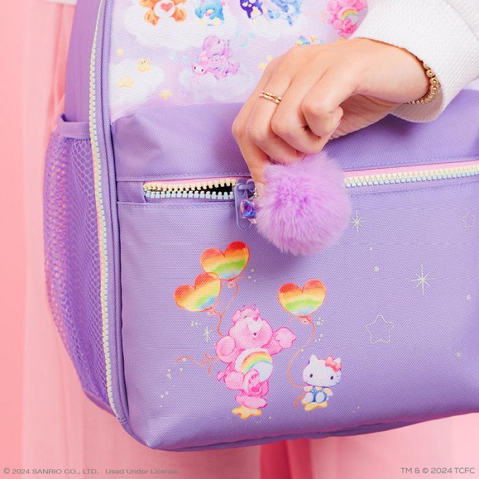 Hello Kitty Hello Kitty and Friends x Care Bears Igloo Mini Backpack Cooler Fioletowe | PL_HK38712