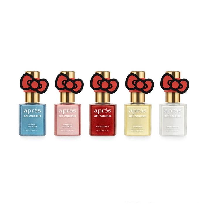 Hello Kitty Hello Kitty x Aprés 5-pc Nail Gel Couleur Set Kolorowe | PL_HK54258