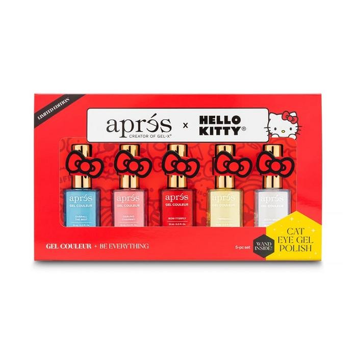 Hello Kitty Hello Kitty x Aprés 5-pc Nail Gel Couleur Set Kolorowe | PL_HK54258