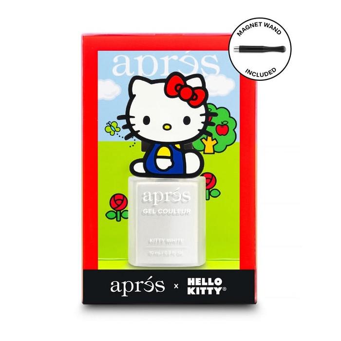 Hello Kitty Hello Kitty x Aprés Nail Gel Couleur (Kitty White) Białe | PL_HK13067