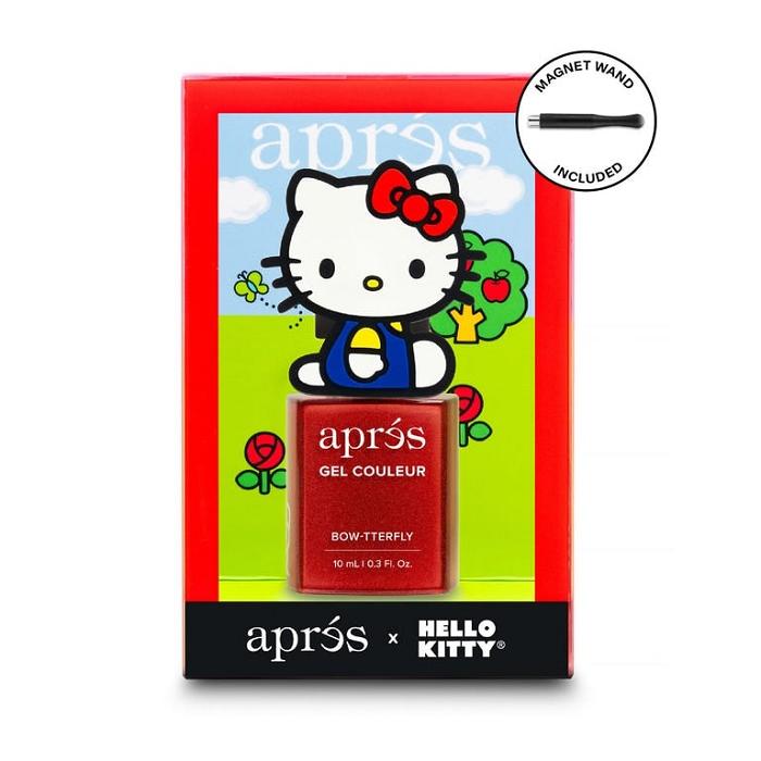 Hello Kitty Hello Kitty x Aprés Nail Gel Couleur (Bow-tterfly) Czerwone | PL_HK47342