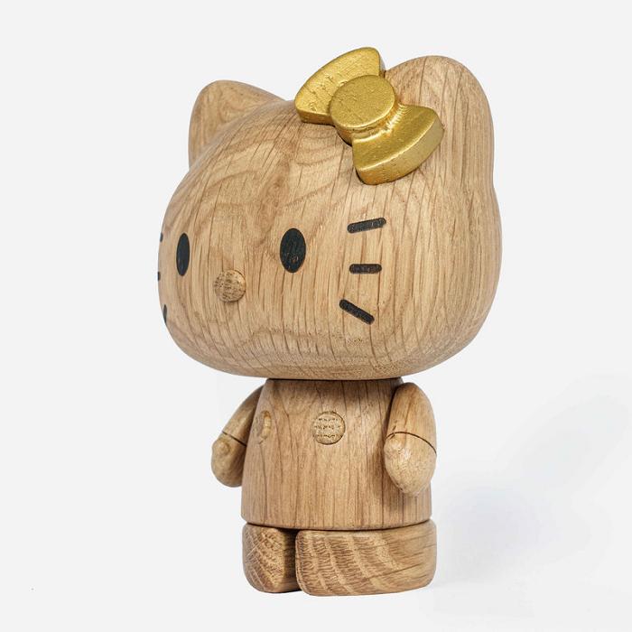 Hello Kitty Hello Kitty x Boyhood Limited Edition Oak Figurine (50th Anniversary) Brązowe | PL_HK90780