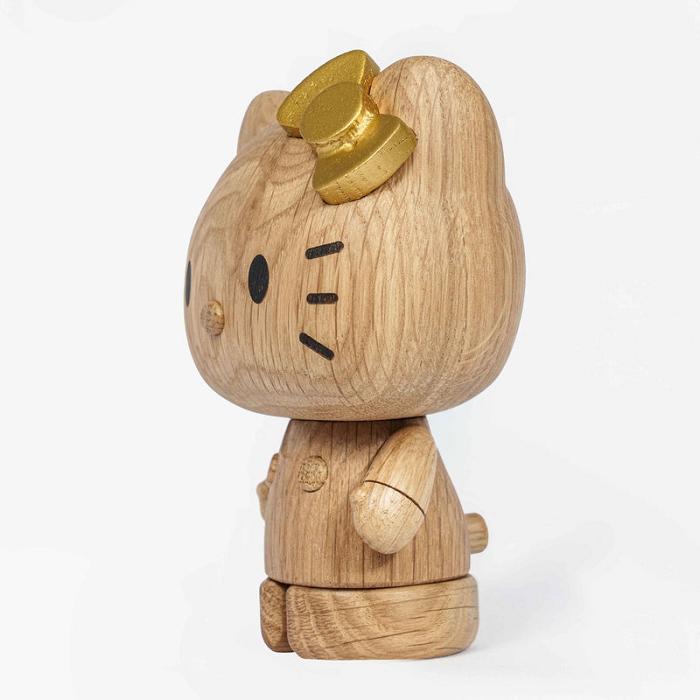 Hello Kitty Hello Kitty x Boyhood Limited Edition Oak Figurine (50th Anniversary) Brązowe | PL_HK90780