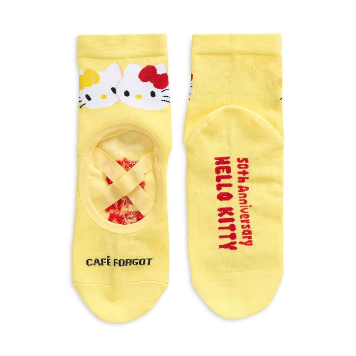 Hello Kitty Hello Kitty x Café Forgot Ballet Socks (Yellow) Żółte | PL_HK71884