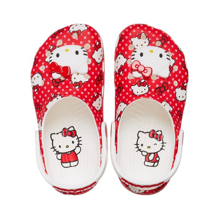 Hello Kitty Hello Kitty x Crocs Kids Red Classic Clog Czerwone | PL_HK17130