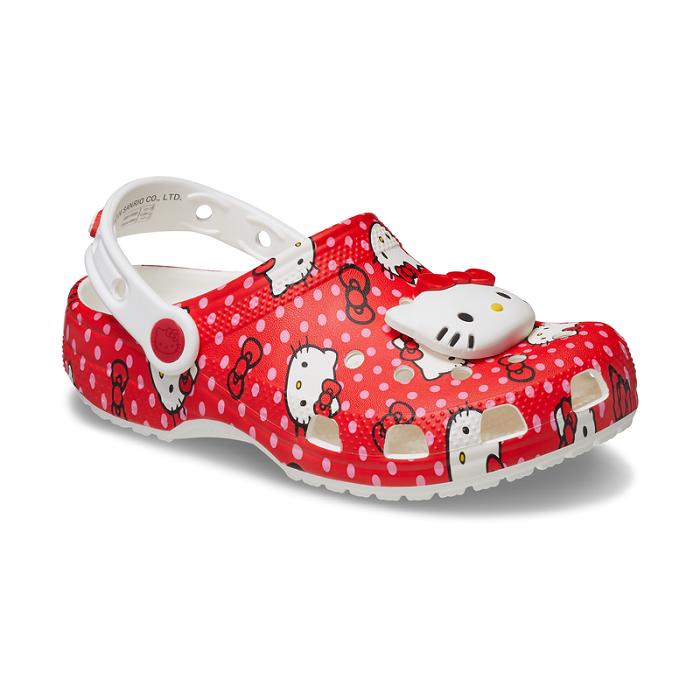 Hello Kitty Hello Kitty x Crocs Kids Red Classic Clog Czerwone | PL_HK17130