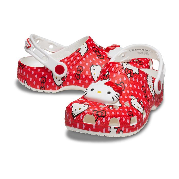 Hello Kitty Hello Kitty x Crocs Kids Red Classic Clog Czerwone | PL_HK17130