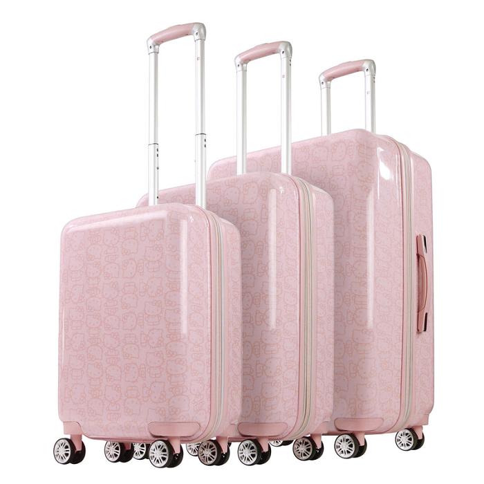 Hello Kitty Hello Kitty x FUL Pose 3-Pc Hardshell Luggage (Pink) Różowe | PL_HK23629