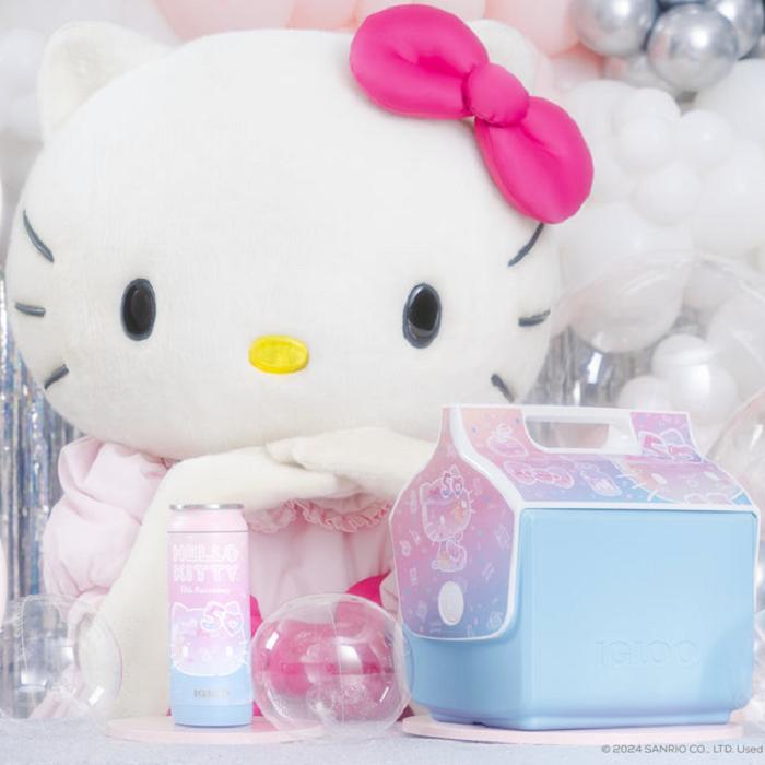 Hello Kitty Hello Kitty x Igloo 50th Anniversary Little Playmate 7 Qt Cooler Niebieskie | PL_HK33052