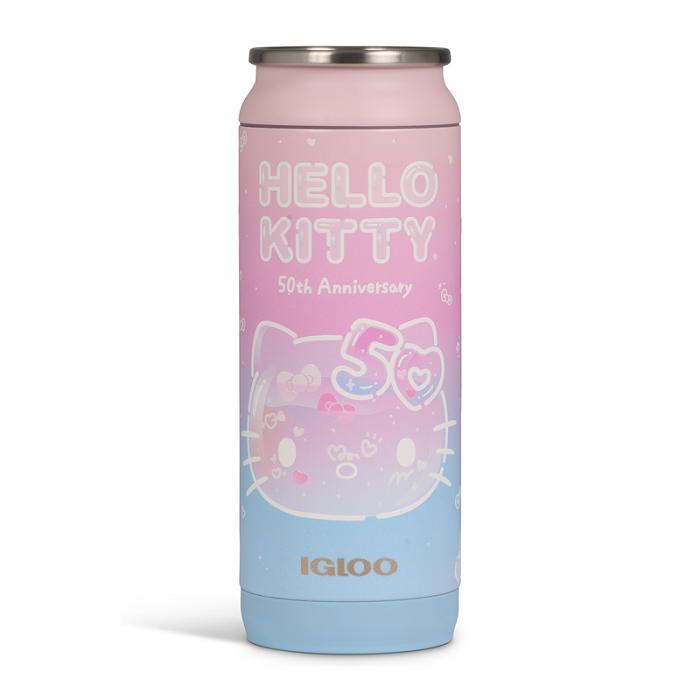 Hello Kitty Hello Kitty x Igloo 50th Anniversary 16oz Stainless Steel Can Niebieskie Różowe | PL_HK30501