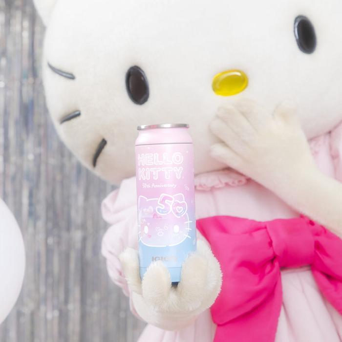 Hello Kitty Hello Kitty x Igloo 50th Anniversary 16oz Stainless Steel Can Różowe Niebieskie | PL_HK53847