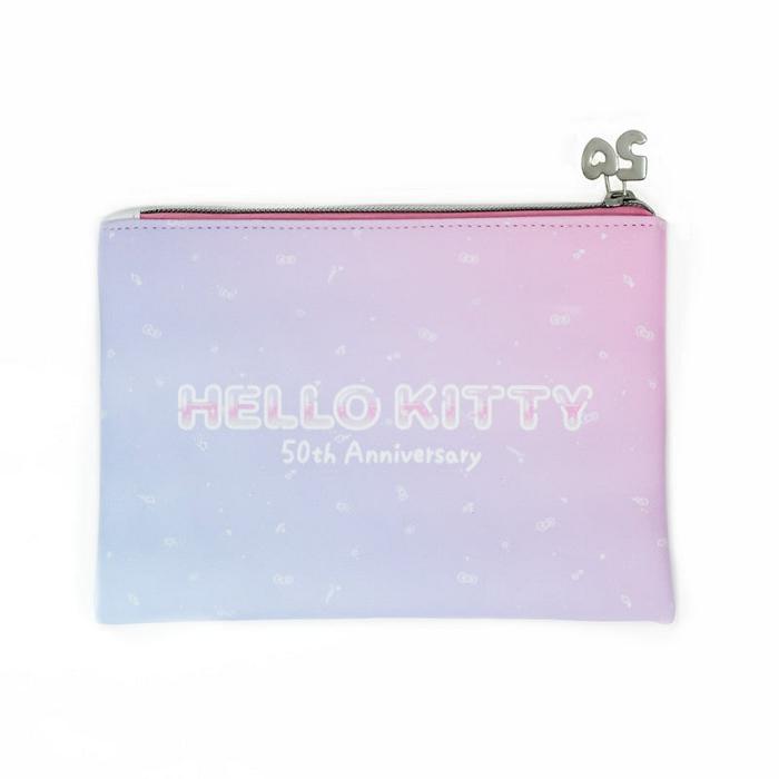 Hello Kitty Hello Kitty x Impressions Vanity 50th Anniv. Slim Pouch Set Różowe | PL_HK77391