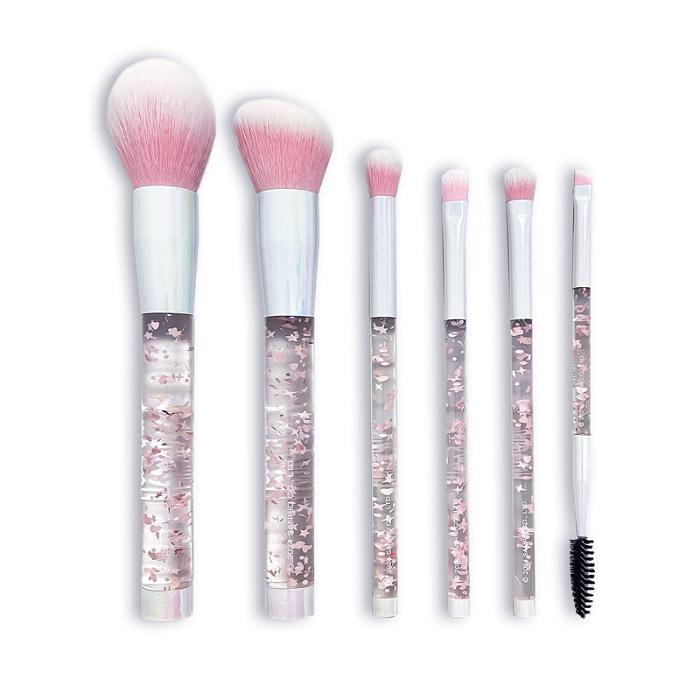 Hello Kitty Hello Kitty x Impressions Vanity 50th Anniv. 6-Pc Brush Gift Set Różowe | PL_HK81468