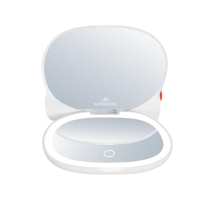 Hello Kitty Hello Kitty x Impressions Vanity LED Compact Mirror Białe | PL_HK92276