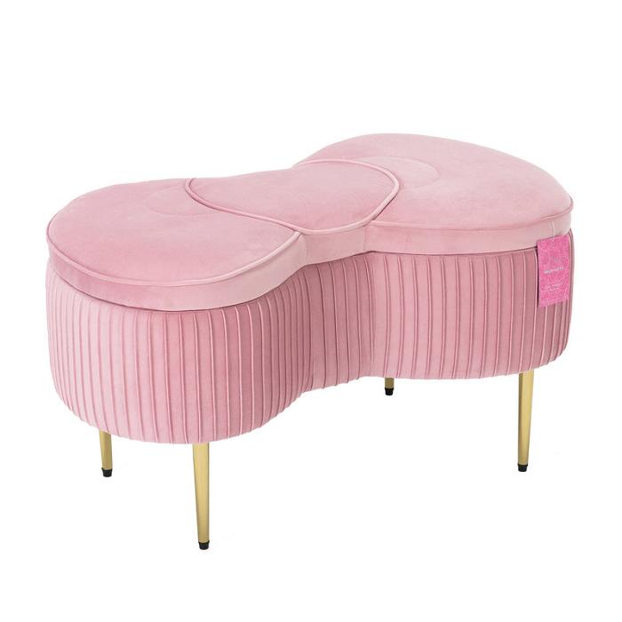 Hello Kitty Hello Kitty x Impressions Vanity Bow Storage Bench Różowe | PL_HK90836