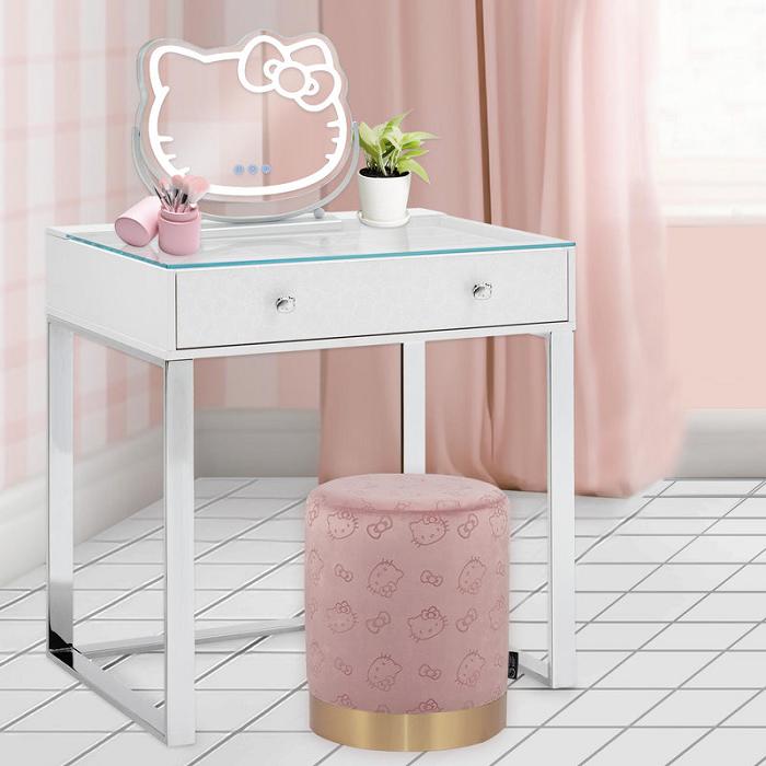 Hello Kitty Hello Kitty x Impressions Vanity SlayStation Mini Vanity Table Złote | PL_HK36335