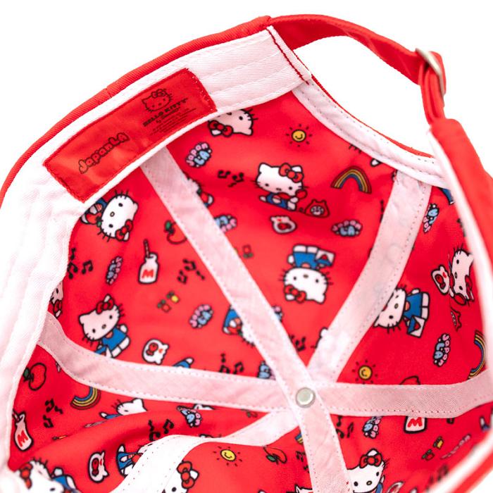 Hello Kitty Hello Kitty x JapanLA Baseball Cap Czerwone | PL_HK62173