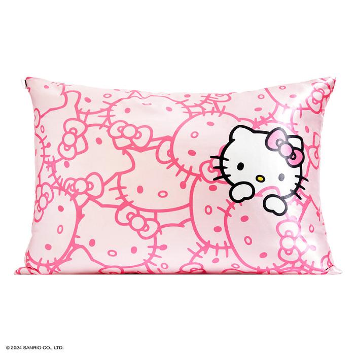 Hello Kitty Hello Kitty x Kitsch Faces Pillowcase (Pink) Różowe | PL_HK44327