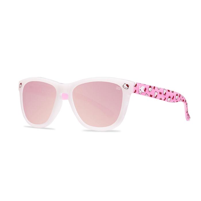 Hello Kitty Hello Kitty x Knockaround Kids Pink Sunglasses (Premiums) Różowe | PL_HK13108