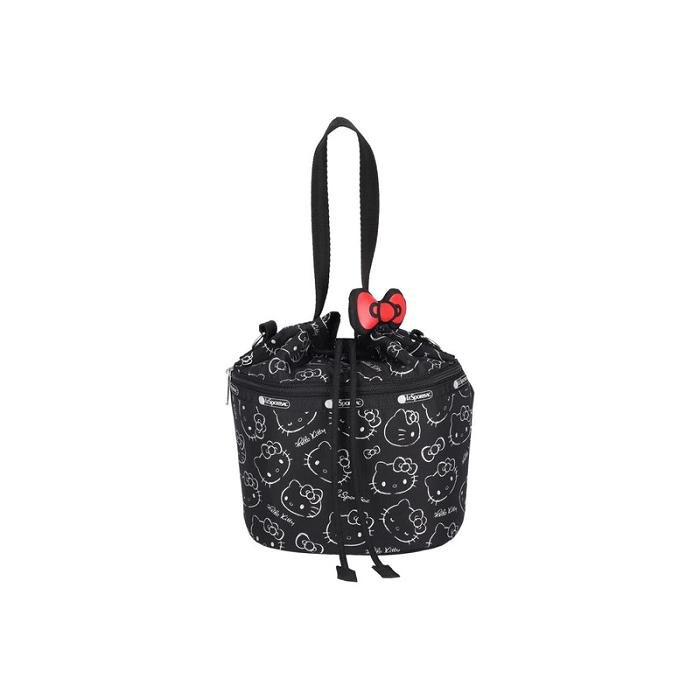 Hello Kitty Hello Kitty x LeSportsac Drawstring (I Am A Star) Czarne | PL_HK37159