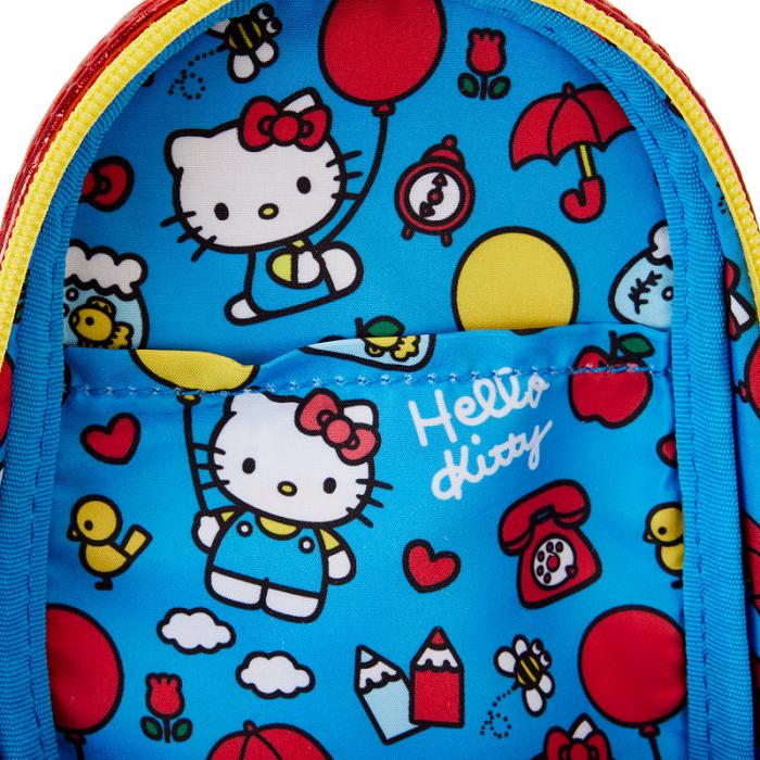 Hello Kitty Hello Kitty x Loungefly 50th Anniversary Classic Mini Backpack Pencil Case Czerwone | PL_HK13135