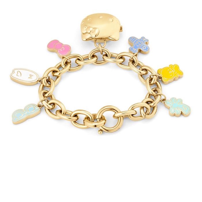 Hello Kitty Hello Kitty x MVMT 50th Anniversary Charm Bracelet Złote | PL_HK84684