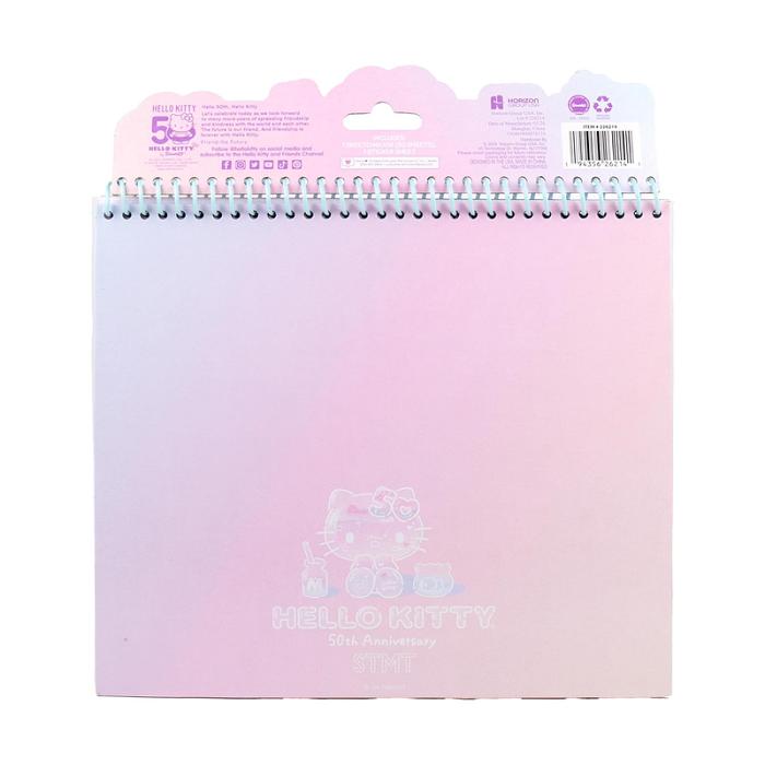 Hello Kitty Hello Kitty x STMT 50th Anniversary Sketchbook Różowe | PL_HK18964